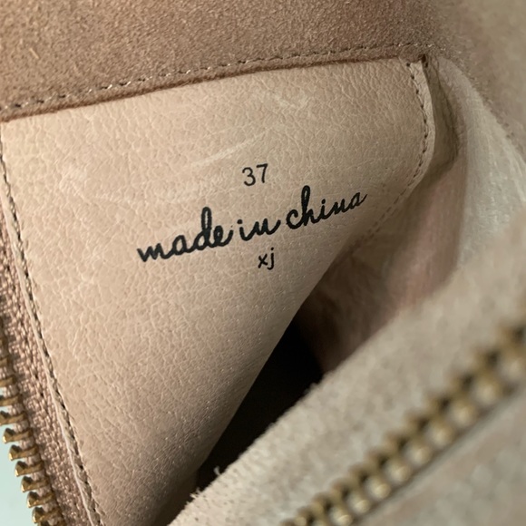 JOIE Western Style Suede Booties Size 7 - Picture 5 of 13